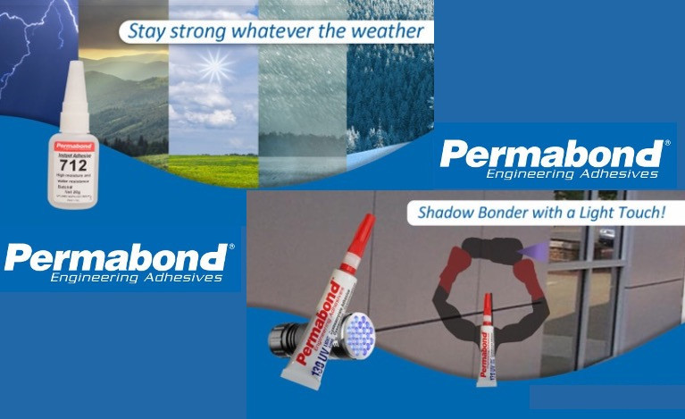 All new Permabond 712 and Permabond 130UV!